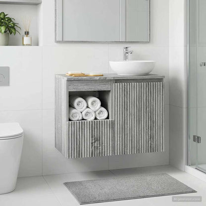 Mobile da Bagno Sonoma grigio 30 x 44,5 x 50 cm | homemem39