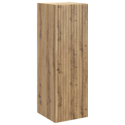 Mobiletto da Bagno a Muro Rovere Artigianale 33 x 34,5 x 100 cm | homemem39