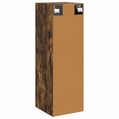 Mobiletto da Bagno a Muro Rovere Fumo 33 x 34,5 x 60 cm