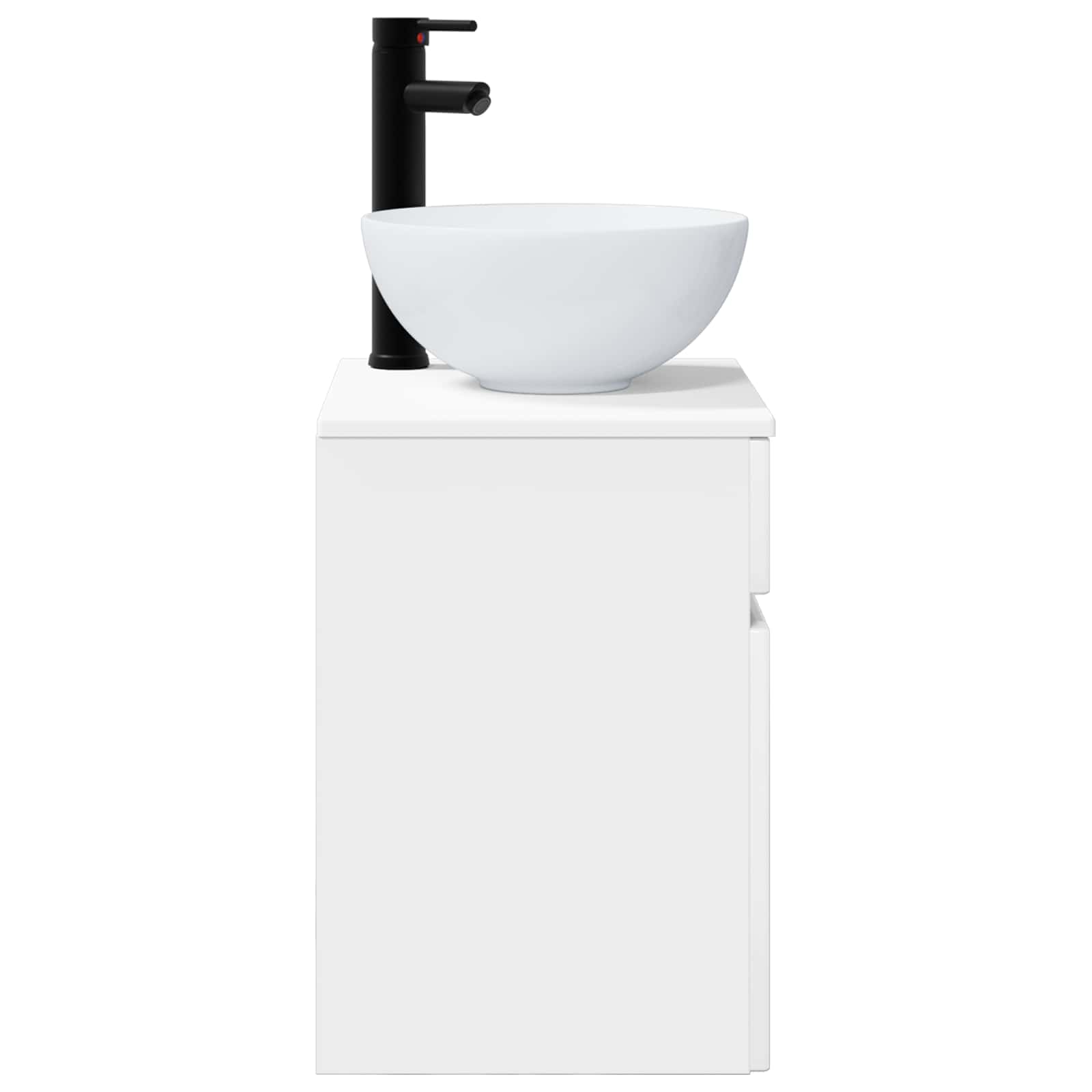 Mobile lavabo da parete Bianco Lucido 39 x 35 x 63 cm | homemem39