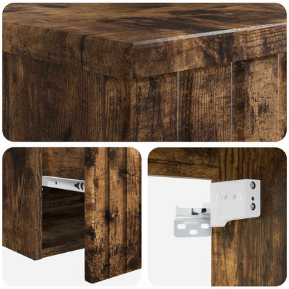 Mobile lavabo da parete Rovere Fumo 39 x 35 x 63 cm | homemem39