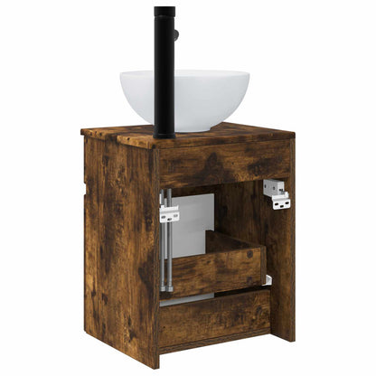 Mobile lavabo da parete Rovere Fumo 39 x 35 x 63 cm | homemem39