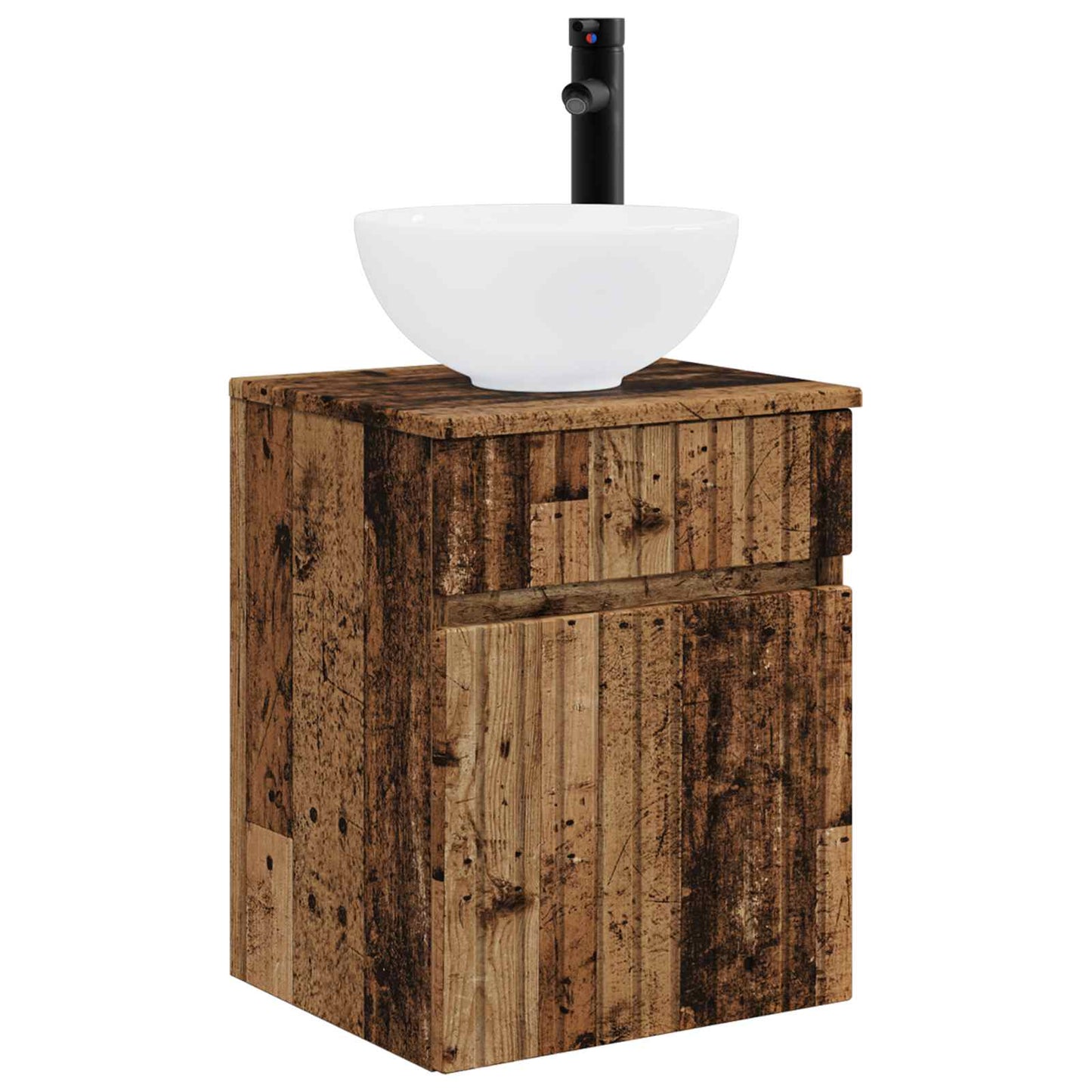 Mobile lavabo da parete Legno antico 39 x 35 x 63 cm | homemem39