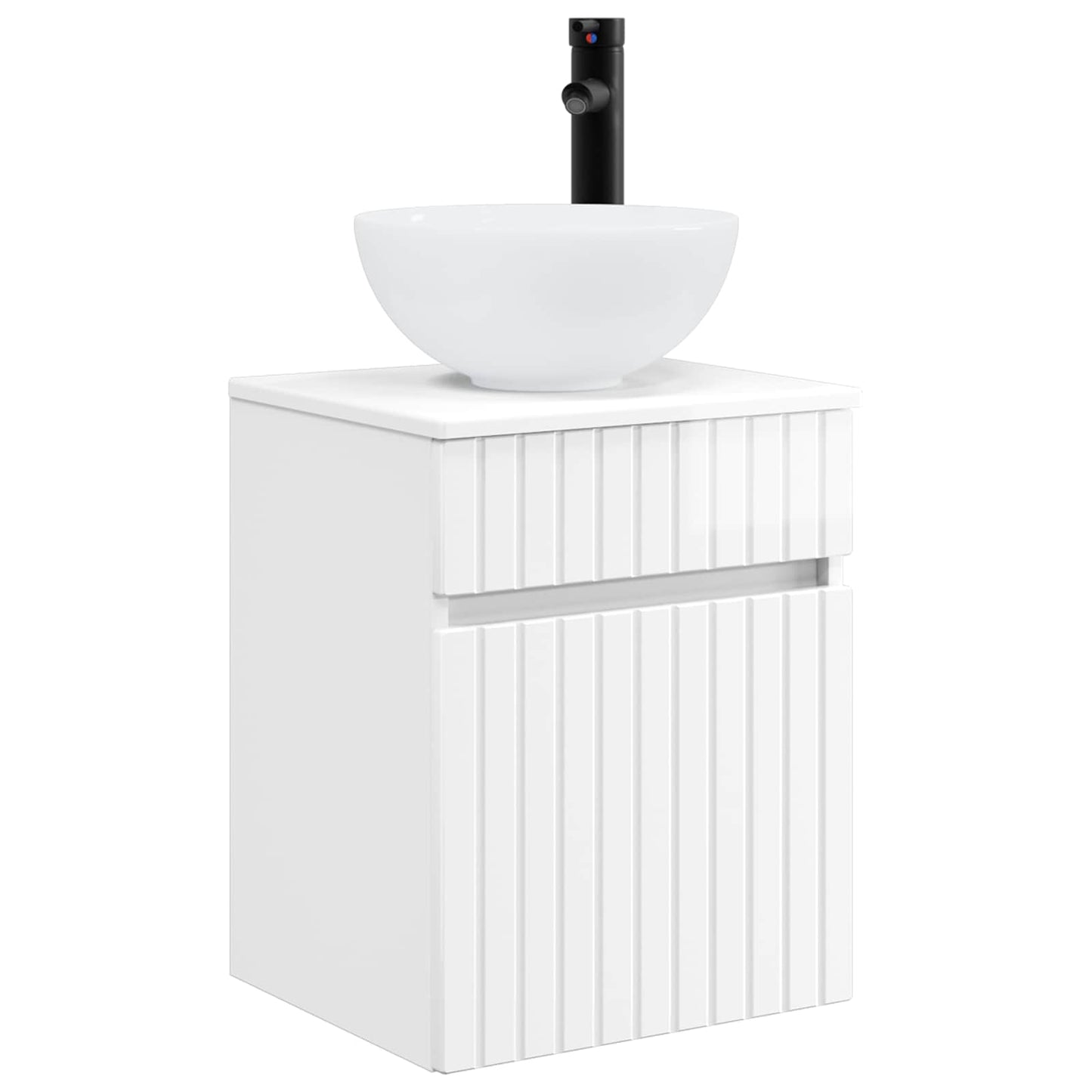 Mobile lavabo da parete Bianco Lucido 39 x 41 x 64,5 cm | homemem39