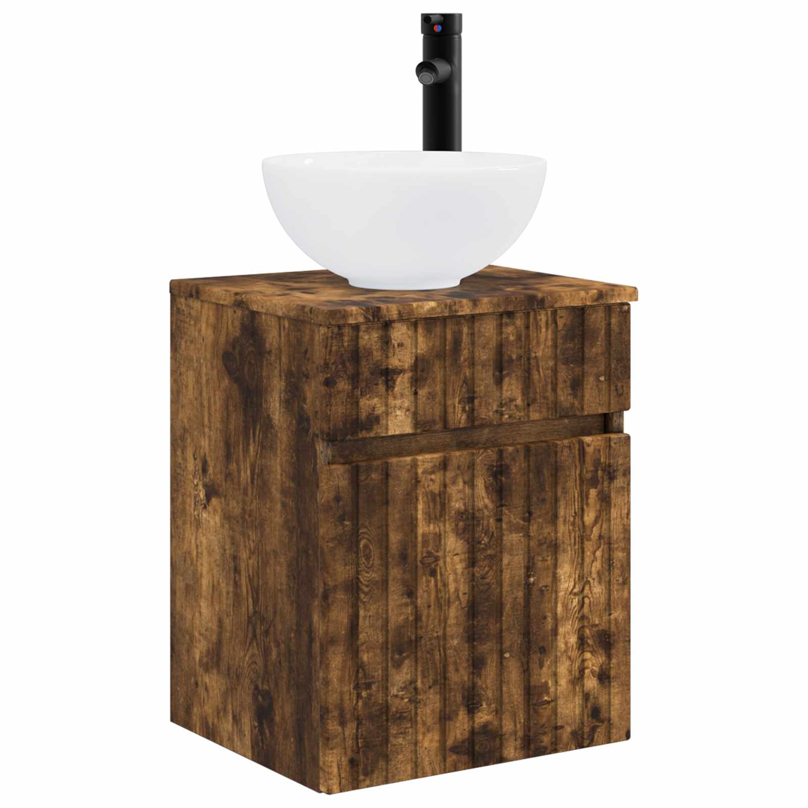 Mobile lavabo da parete Rovere Fumo 39 x 41 x 64,5 cm | homemem39