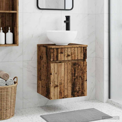 Mobile lavabo da parete Legno antico 39 x 41 x 64,5 cm | homemem39