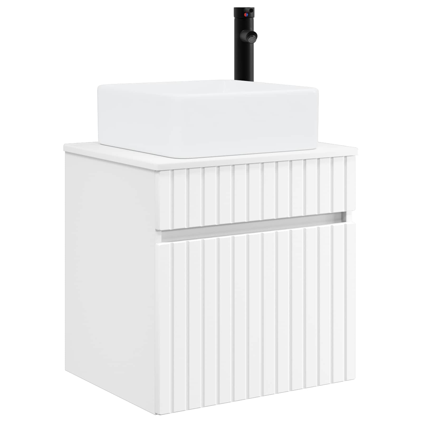 Mobile lavabo da parete Bianco 49 x 41 x 63 cm | homemem39
