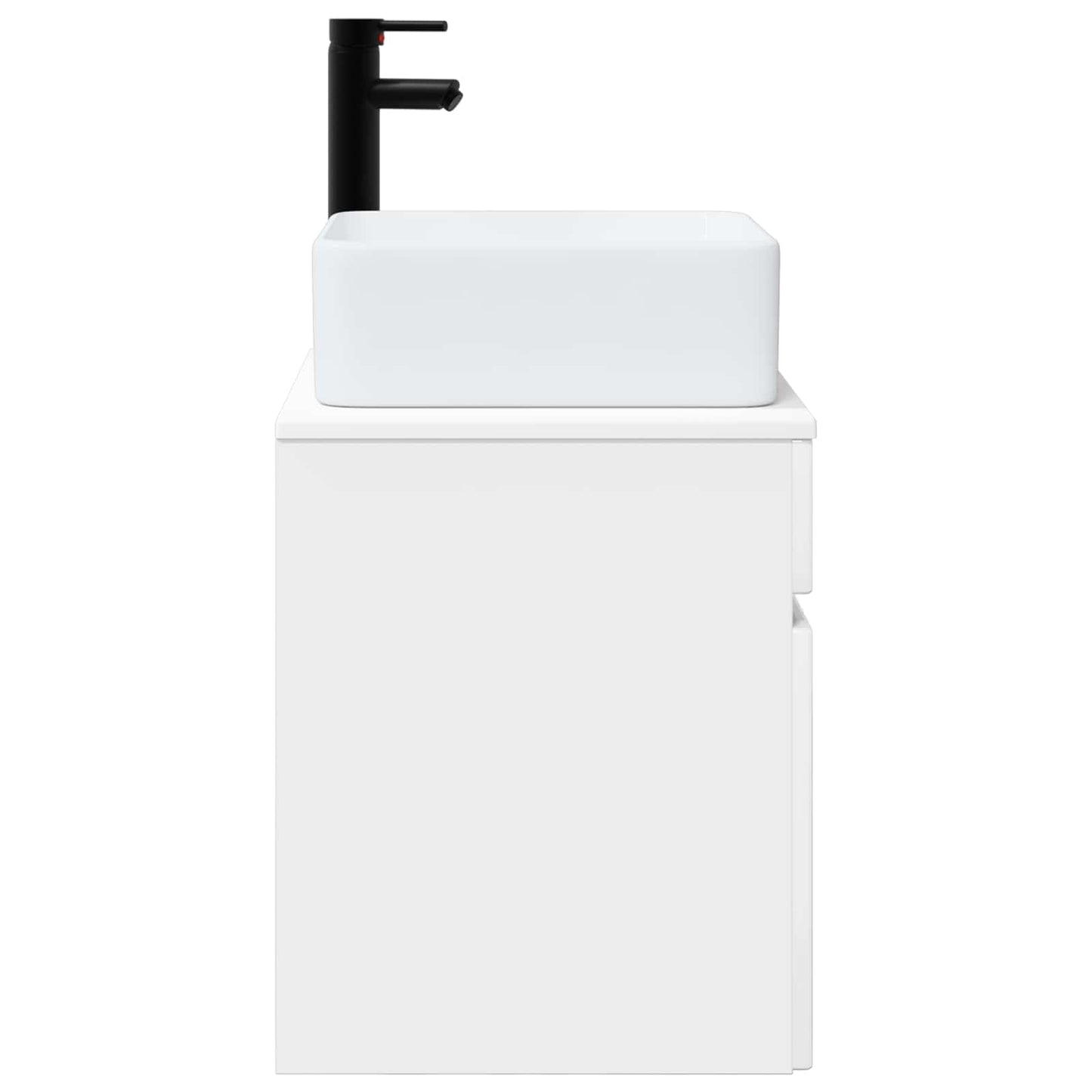 Mobile lavabo da parete Bianco Lucido 49 x 41 x 63 cm | homemem39