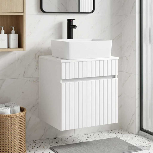 Mobile lavabo da parete Bianco 49 x 41 x 63 cm | homemem39