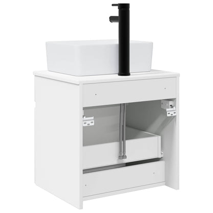 Mobile lavabo da parete Bianco Lucido 49 x 41 x 63 cm