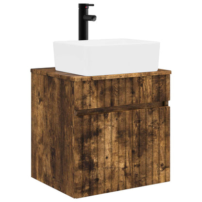 Mobile lavabo da parete Rovere Fumo 49 x 41 x 63 cm | homemem39