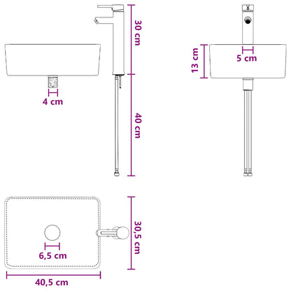 Mobile lavabo da parete Sonoma grigio 49 x 41 x 63 cm | homemem39