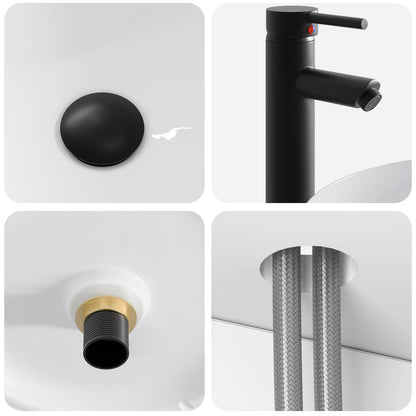 Mobile lavabo da parete Bianco Lucido 49 x 44,5 x 65 cm | homemem39