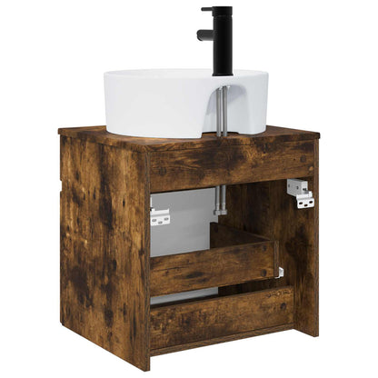 Mobile lavabo da parete Rovere Fumo 49 x 44,5 x 65 cm | homemem39