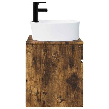 Mobile lavabo da parete Rovere Fumo 49 x 44,5 x 65 cm | homemem39