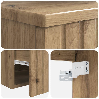 Mobile lavabo da parete Rovere Artigianale 49 x 44,5 x 65 cm | homemem39