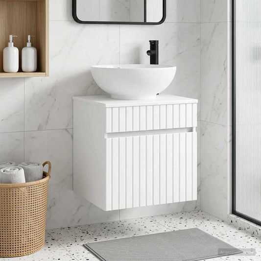 Mobile lavabo da parete Bianco 49 x 44,5 x 66,5 cm - homemem39