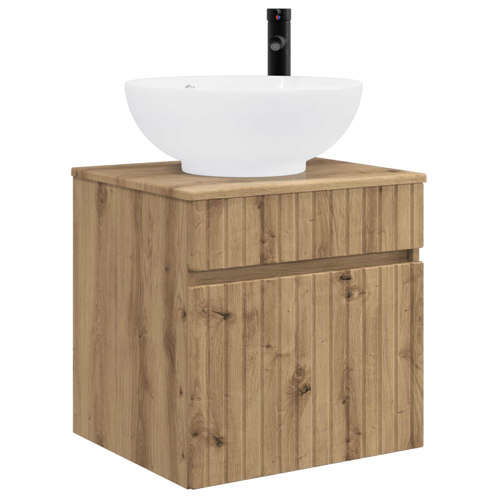 Mobile lavabo da parete Rovere Artigianale 49 x 44,5 x 66,5 cm | homemem39