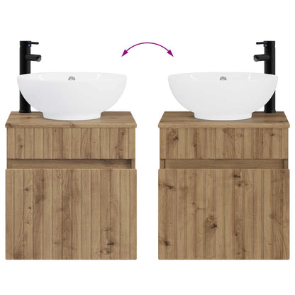 Mobile lavabo da parete Rovere Artigianale 49 x 44,5 x 66,5 cm | homemem39