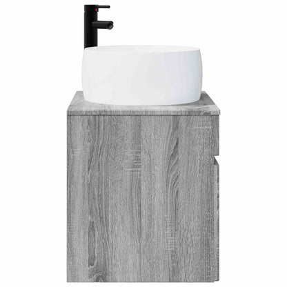 Mobile lavabo da parete Sonoma grigio 49 x 44,5 x 66 cm | homemem39