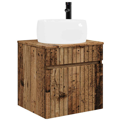 Mobile lavabo da parete Legno antico 49 x 44,5 x 66 cm | homemem39