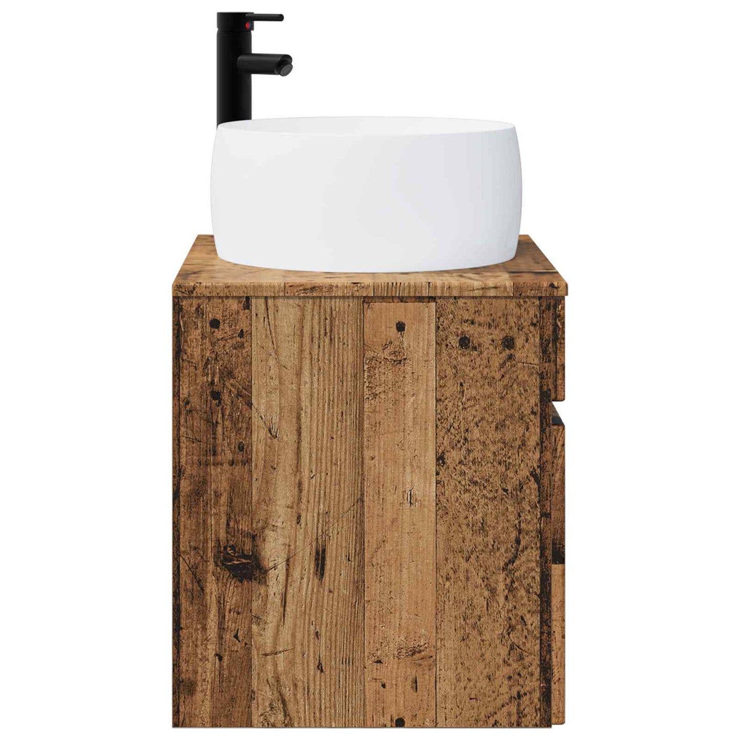 Mobile lavabo da parete Legno antico 49 x 44,5 x 66 cm