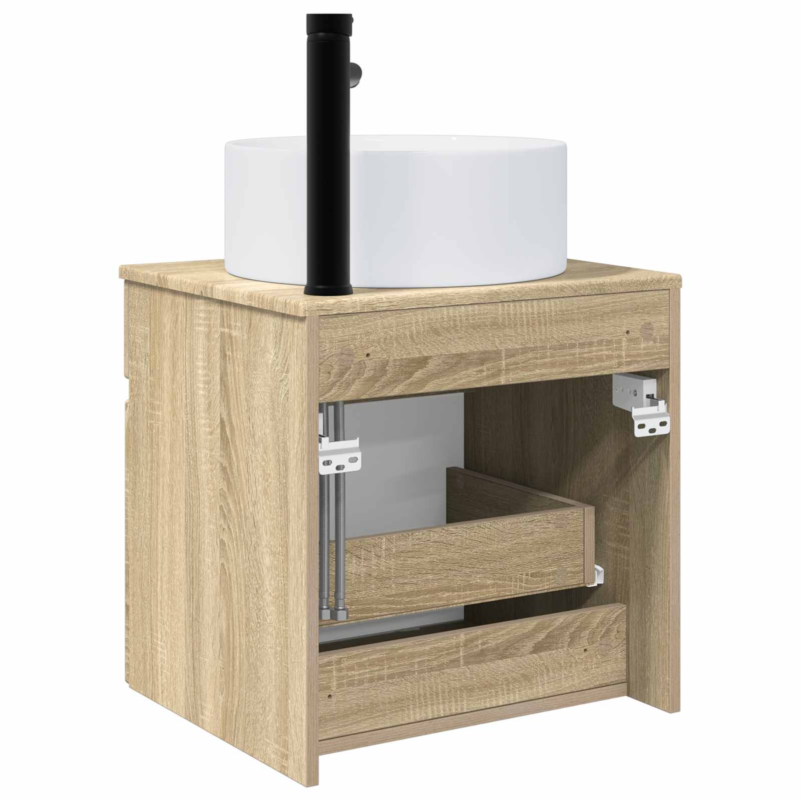 Mobile lavabo da parete Rovere Sonoma 49 x 44,5 x 65,5 cm | homemem39
