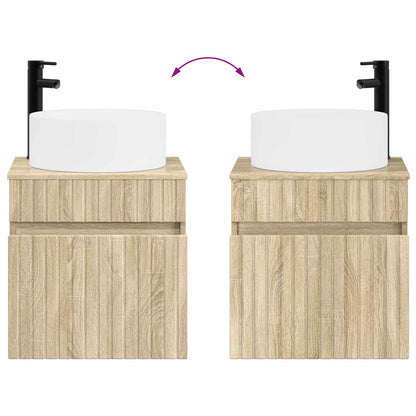 Mobile lavabo da parete Rovere Sonoma 49 x 44,5 x 65,5 cm | homemem39
