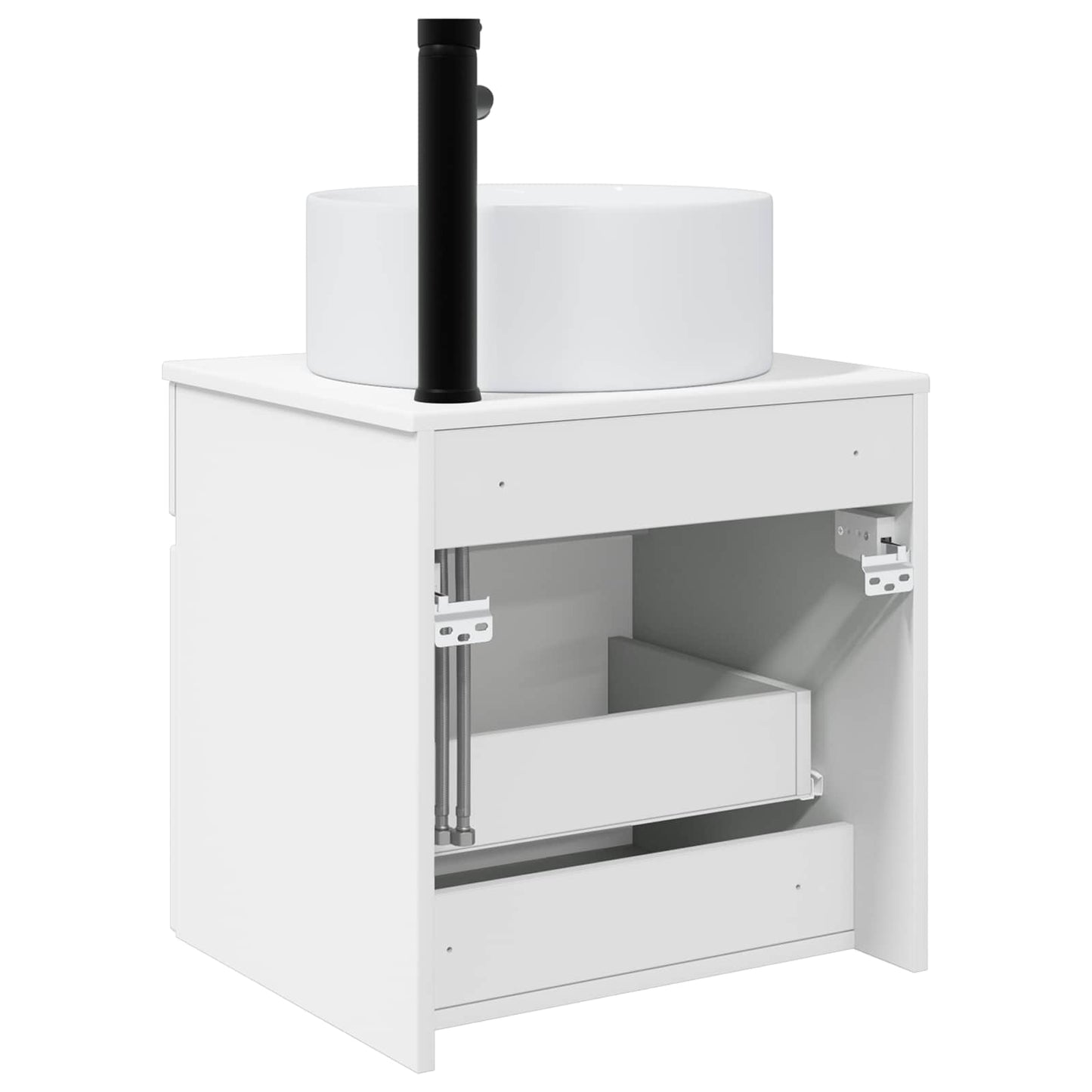 Mobile lavabo da parete Bianco Lucido 49 x 44,5 x 65,5 cm | homemem39
