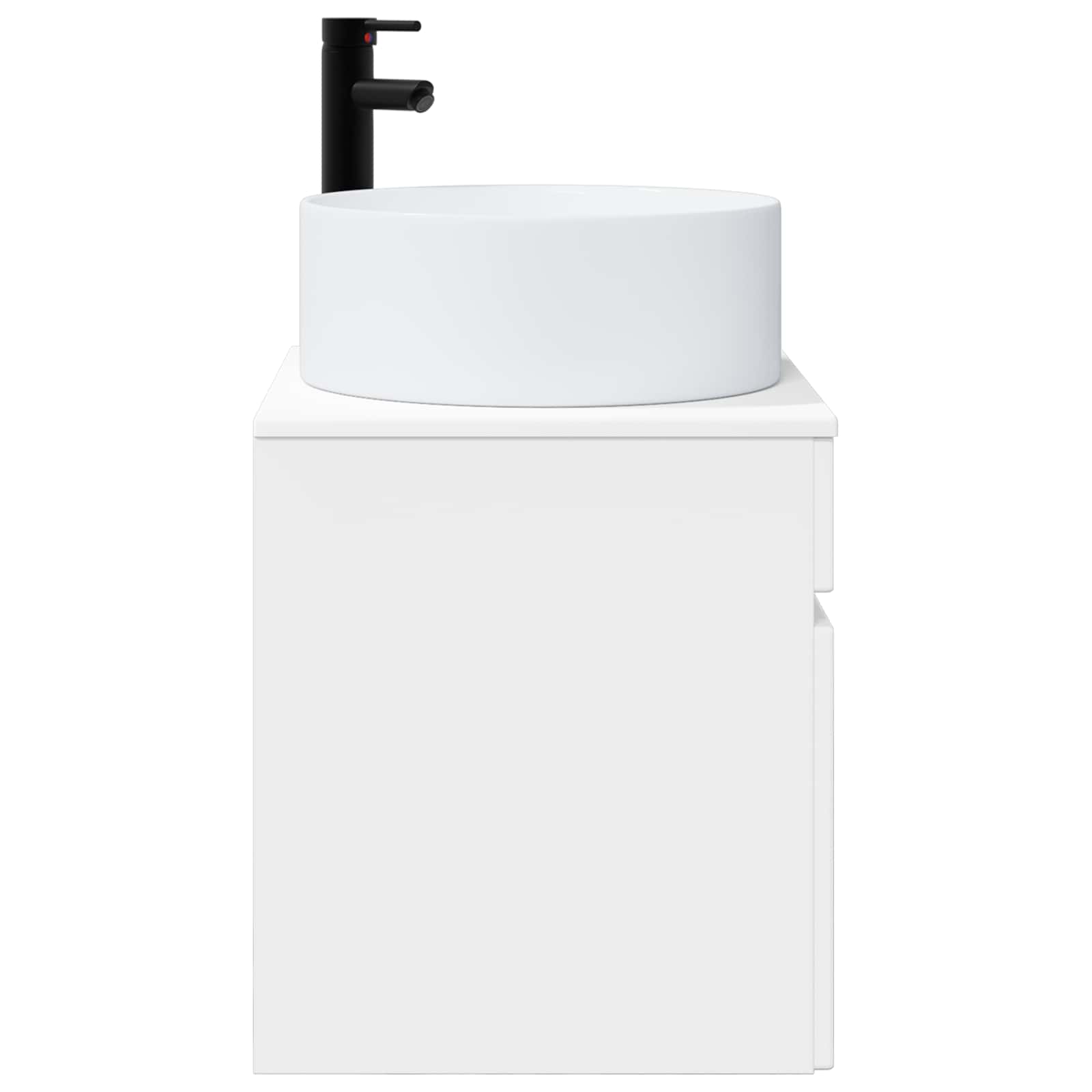 Mobile lavabo da parete Bianco Lucido 49 x 44,5 x 65,5 cm | homemem39