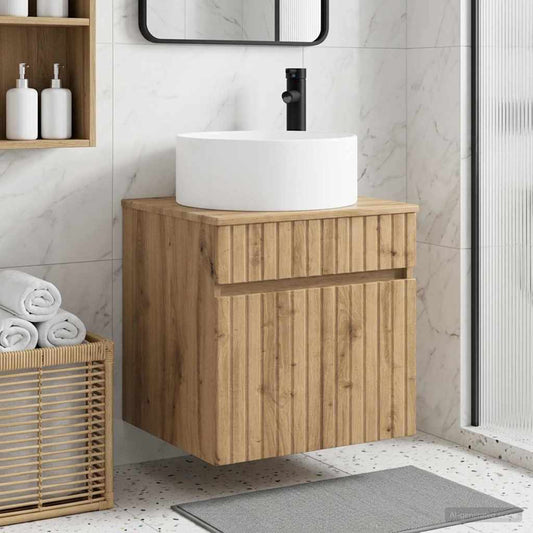 Mobile lavabo da parete Rovere Artigianale 49 x 44,5 x 65,5 cm - homemem39