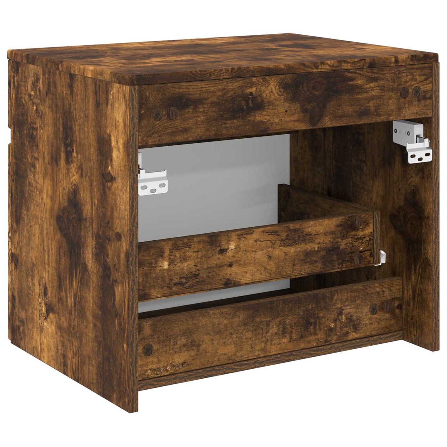 Mobiletto da Bagno a Muro Rovere Fumo 59 x 44,5 x 50 cm | homemem39