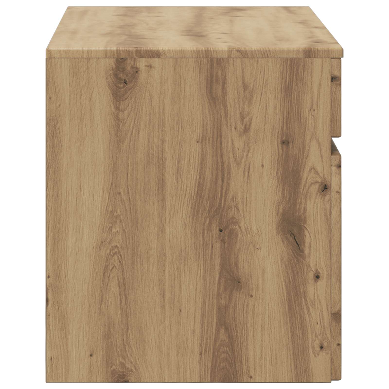Mobiletto da Bagno a Muro Rovere Artigianale 59 x 44,5 x 50 cm | homemem39