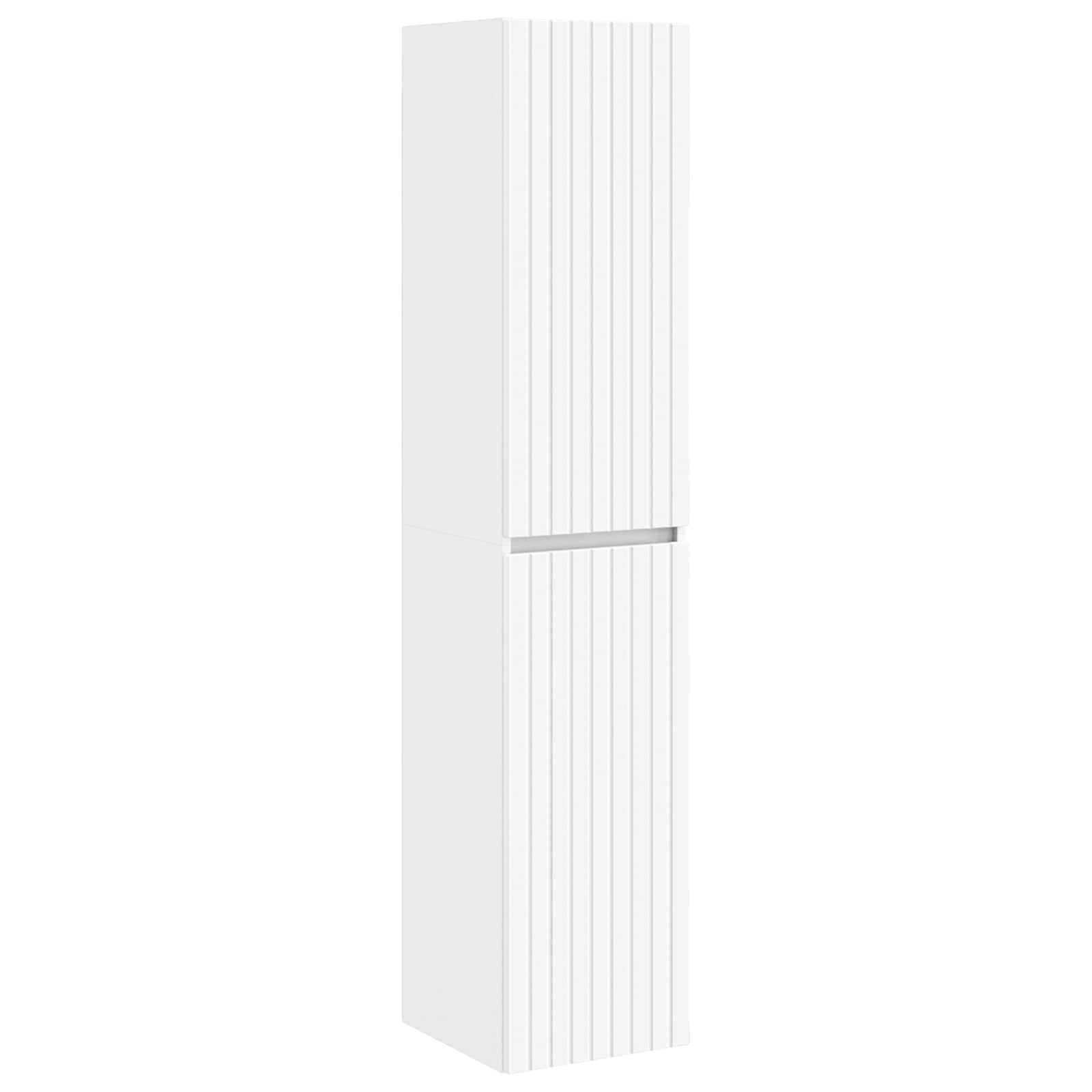 Mobiletto da Bagno a Muro Bianco 33 x 34,5 x 160 cm | homemem39