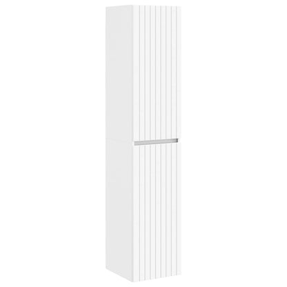 Mobiletto da Bagno a Muro Bianco 33 x 34,5 x 160 cm | homemem39