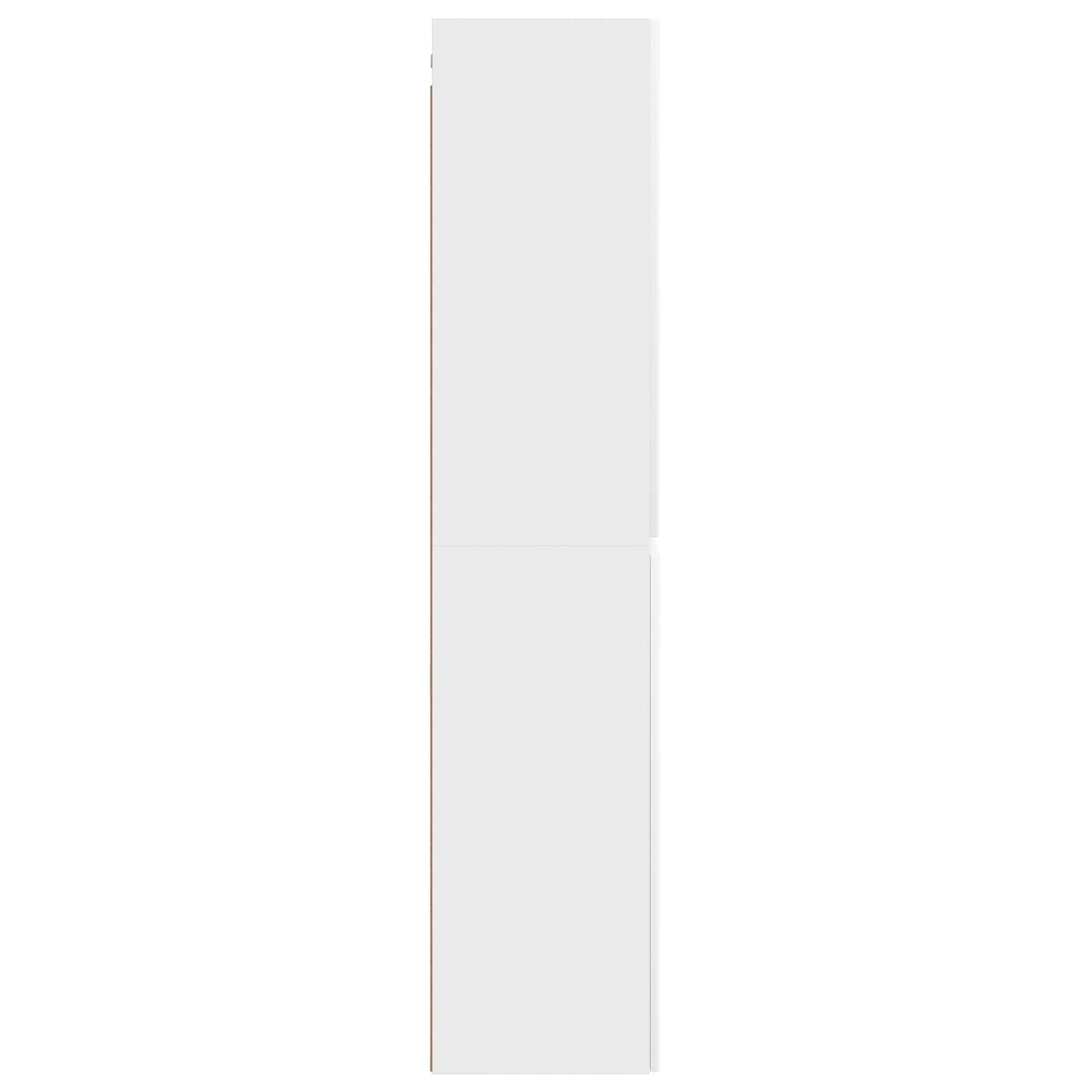 Mobiletto da Bagno a Muro Bianco 33 x 34,5 x 160 cm | homemem39