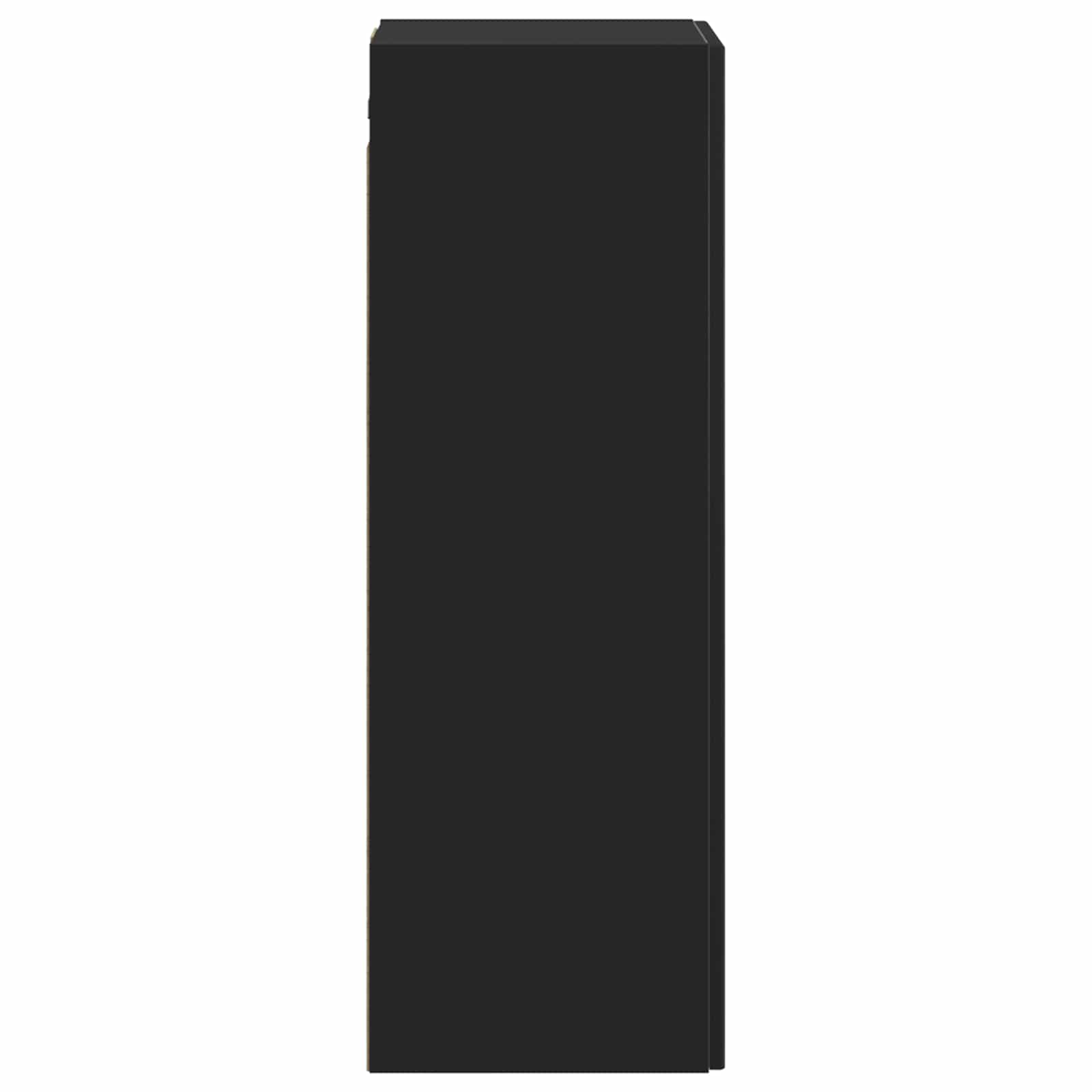 Mobiletto da Bagno a Muro Nero 33 x 34,5 x 100 cm | homemem39