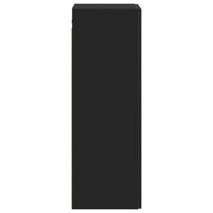 Mobiletto da Bagno a Muro Nero 33 x 34,5 x 100 cm | homemem39