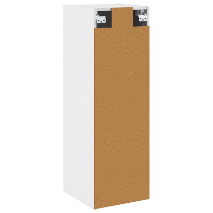 Mobiletto da Bagno a Muro Bianco Lucido 33 x 34,5 x 100 cm | homemem39