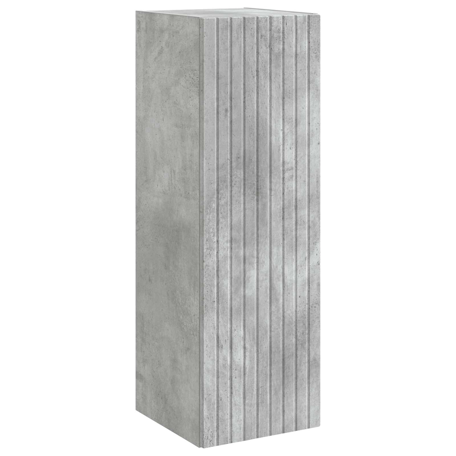 Mobiletto da Bagno a Muro Grigio Cemento 33 x 34,5 x 60 cm | homemem39