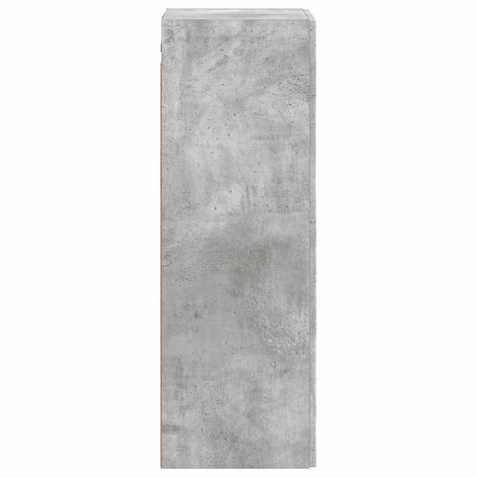 Mobiletto da Bagno a Muro Grigio Cemento 33 x 34,5 x 60 cm | homemem39