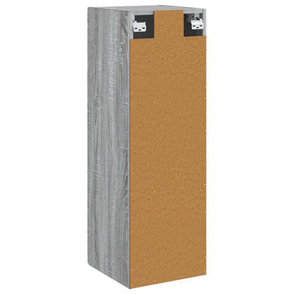 Mobiletto da Bagno a Muro Sonoma grigio 33 x 34,5 x 60 cm | homemem39