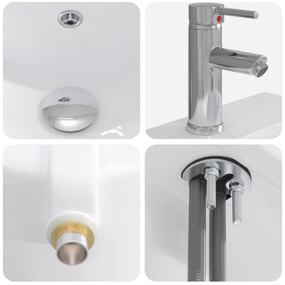 Mobile da bagno con lavabo Bianco 42 x 40 x 84,5 cm | homemem39