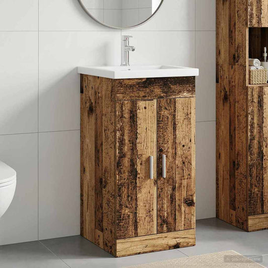 Mobile da bagno con lavabo Legno antico 42 x 40 x 84,5 cm - homemem39