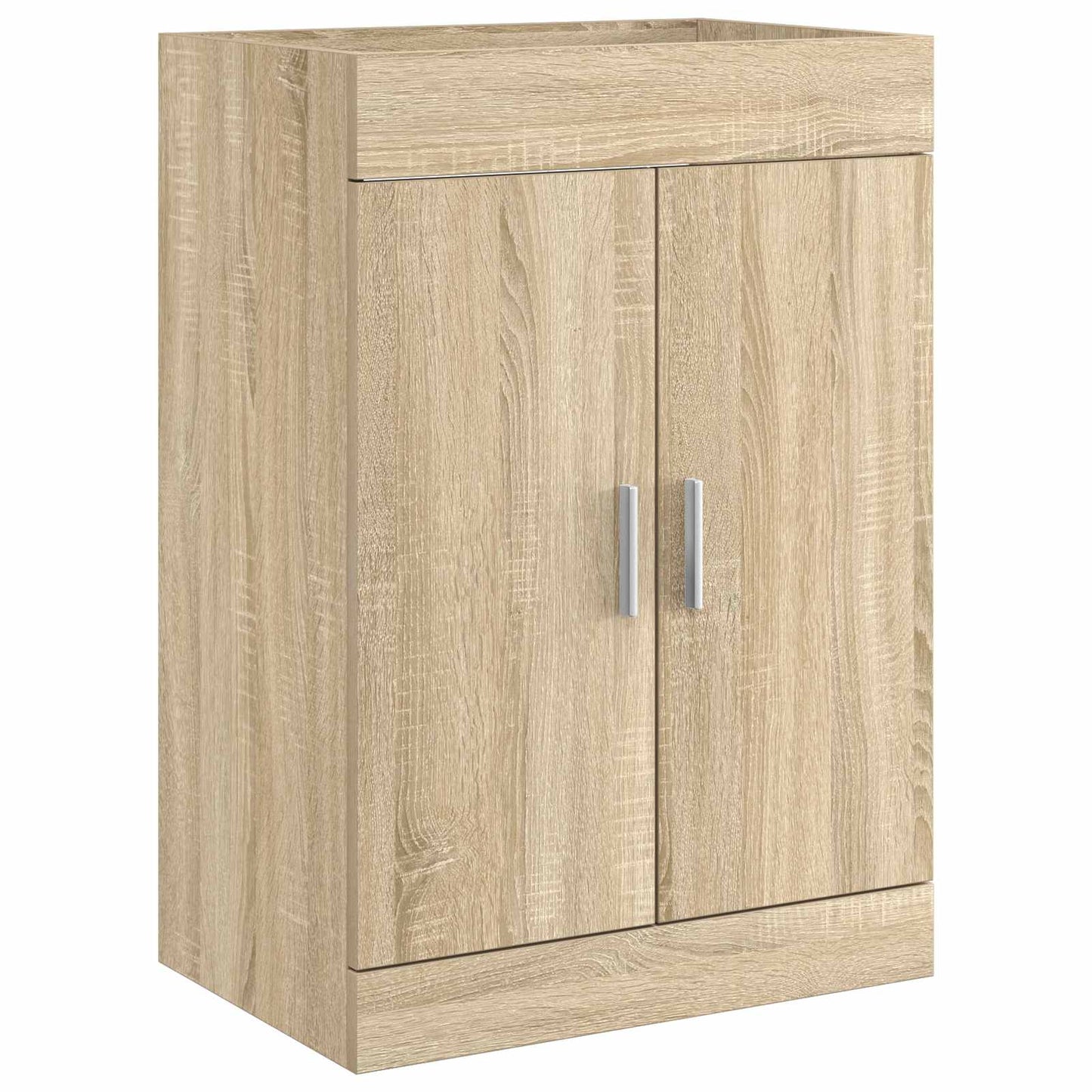 Mobiletto da Bagno Sotto Lavabo Rovere Sonoma 56 x 37,5 x 81 cm | homemem39