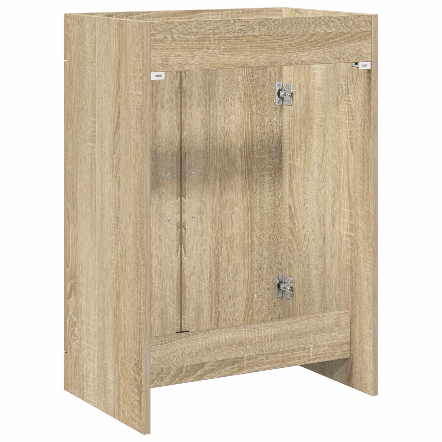 Mobiletto da Bagno Sotto Lavabo Rovere Sonoma 56 x 37,5 x 81 cm | homemem39