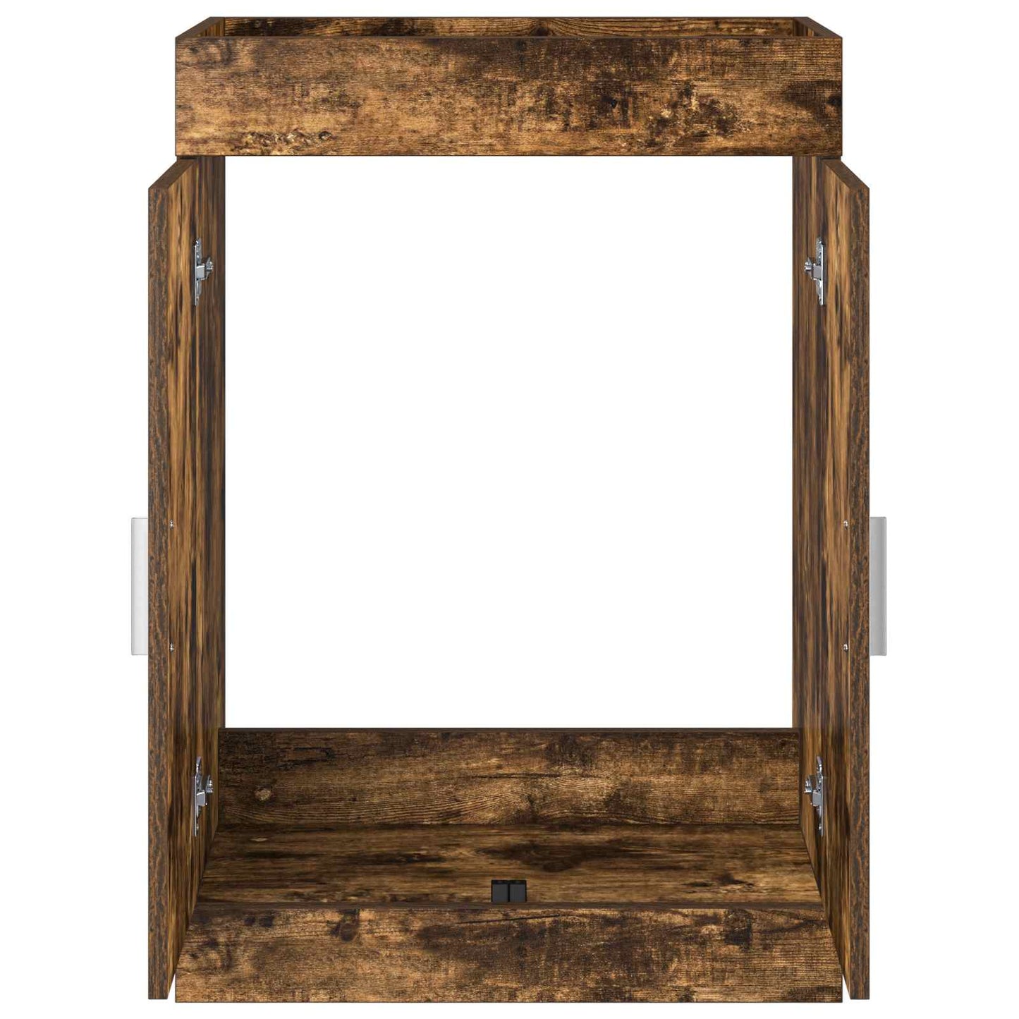 Mobiletto da Bagno Sotto Lavabo Rovere Fumo 56 x 37,5 x 81 cm | homemem39