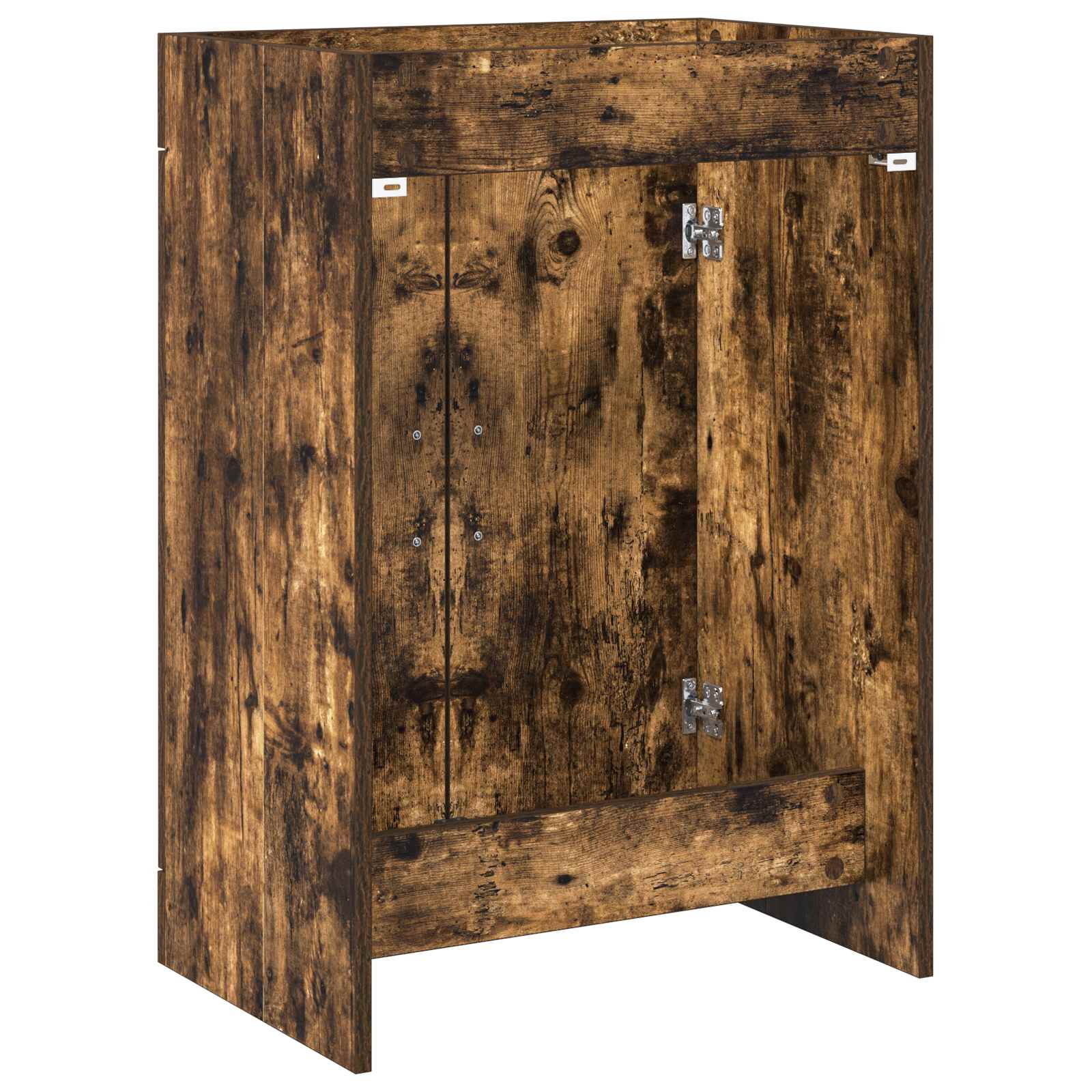 Mobiletto da Bagno Sotto Lavabo Rovere Fumo 56 x 37,5 x 81 cm | homemem39