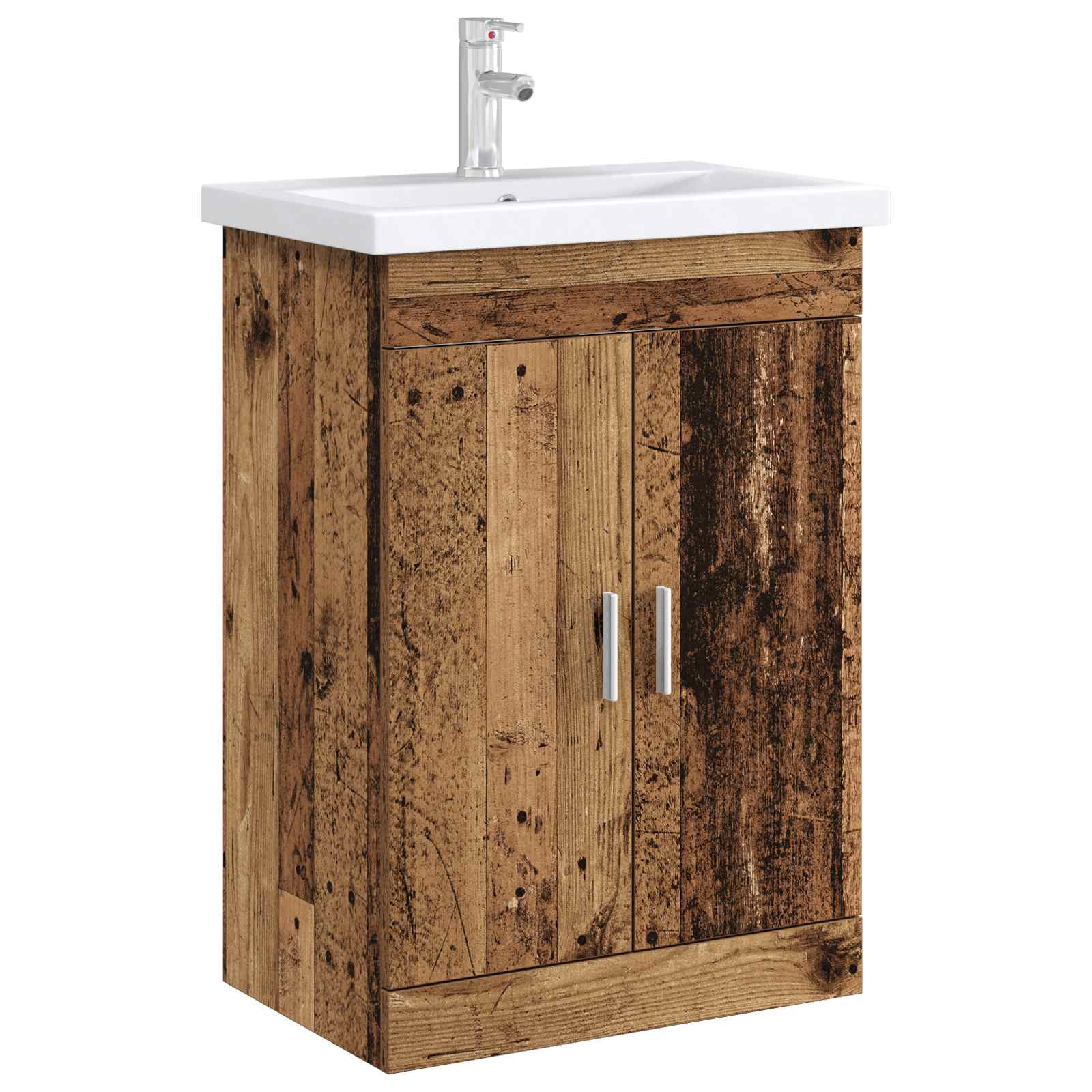 Mobiletto da Bagno Sotto Lavabo Legno antico 56 x 37,5 x 81 cm | homemem39