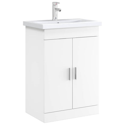 Mobiletto da Bagno Sotto Lavabo Bianco 78,5 x 37,5 x 81 cm | homemem39